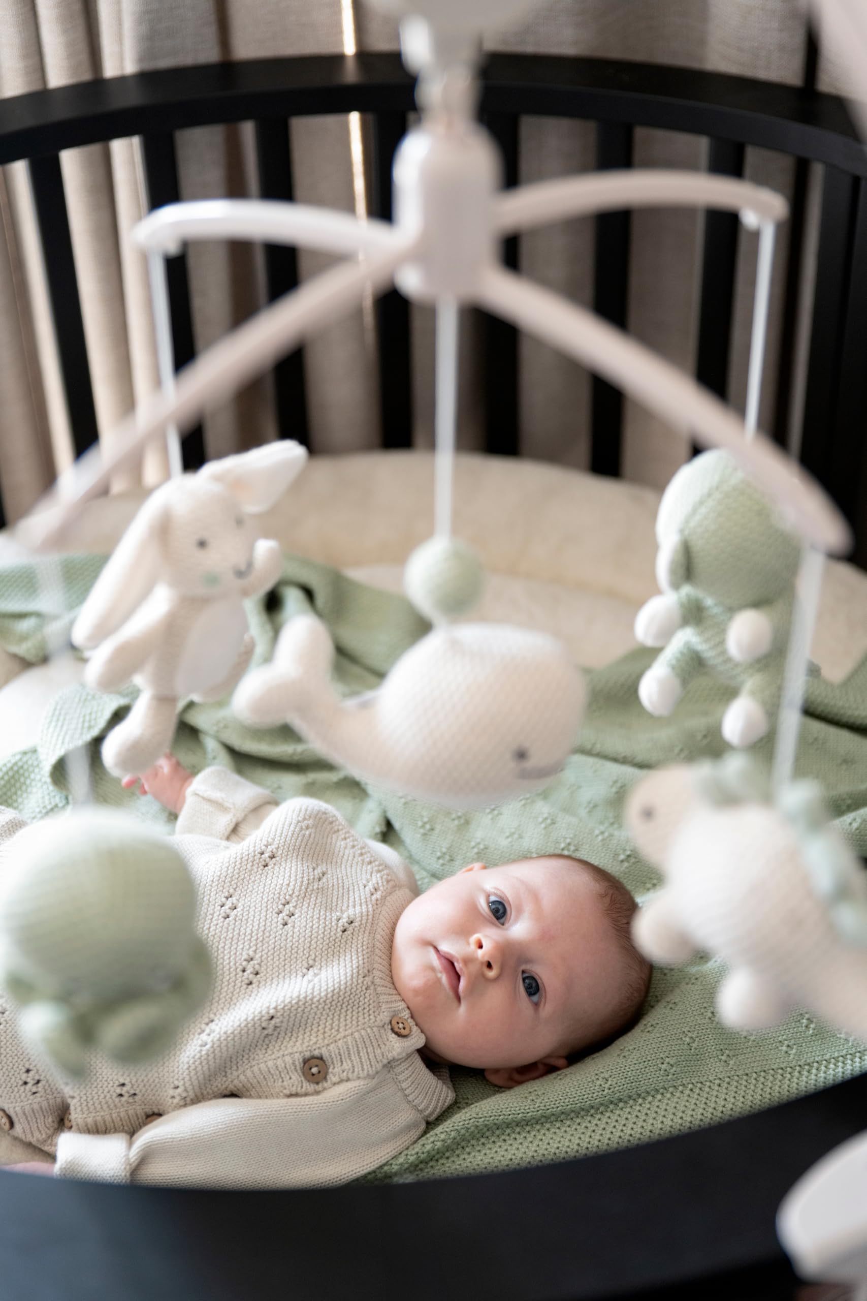 Baby's Only - Manta de Cuna Mood - Laurel Green - 100x135 cm