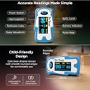 Dr Trust Paediatric Finger Tip Pulse Oximeter for kids Sp02 check (Blue) 212 gallery image