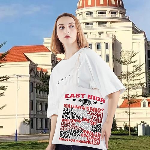 Miniatura 5 de LEVLO Troy Bolton - Bolsa de lona para regalo musical East High Wildcats para fanáticos musicales