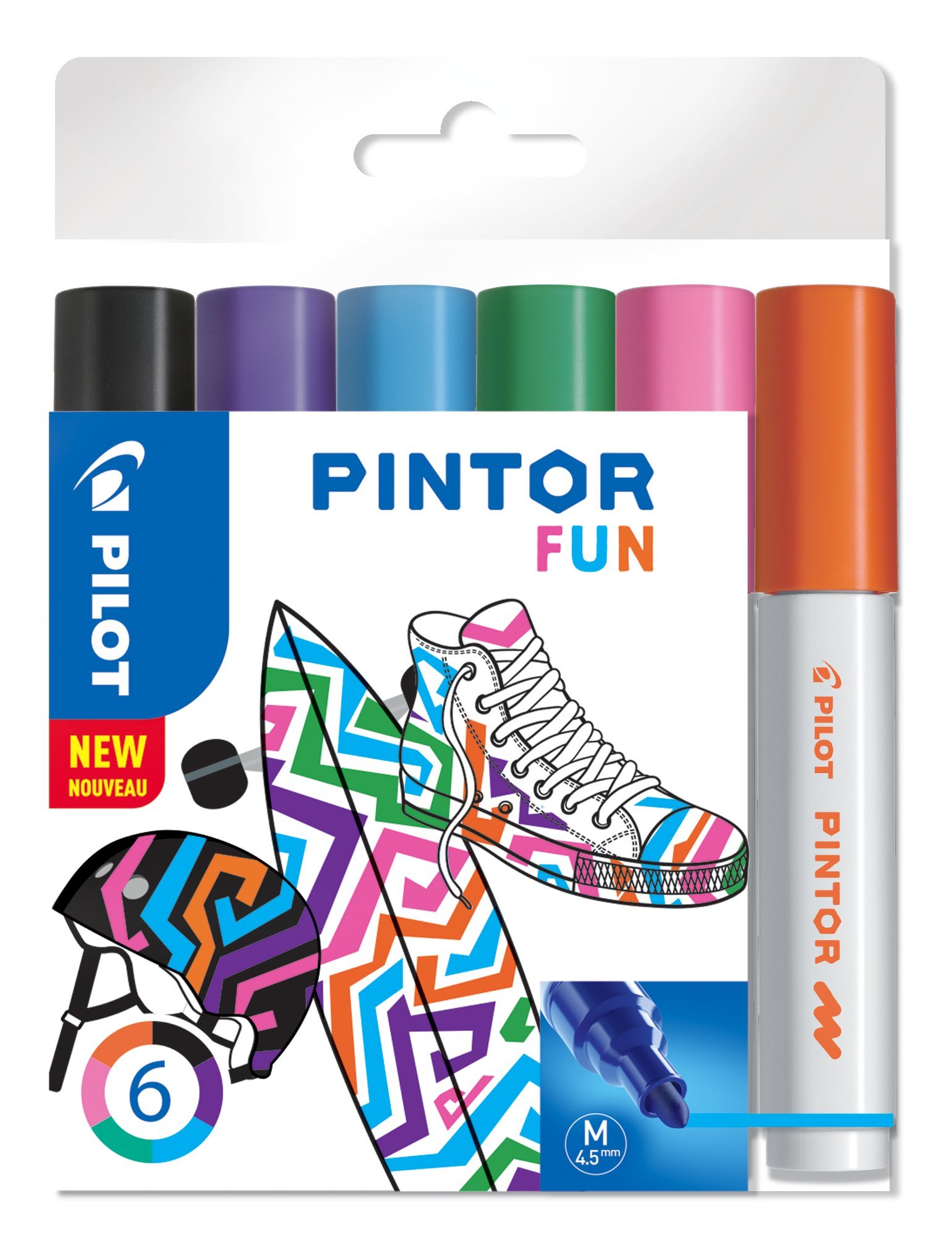 PILOTPINTOR M - 6er Set "Fun"