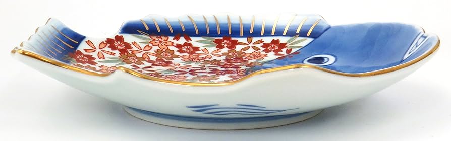 林九郎 Amazon.co.jp: 波佐見焼 林九郎窯 絢爛 古伊万里風 鯛型 銘々皿