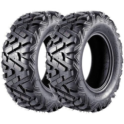 Set of 2 ATV Tires 26x11-14 All Terrain Tire,26x11-14 ATV Tires 6PR Sand Mud Off-Road Tires, Tubeless