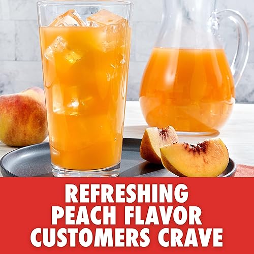 Miniatura 4 de Kool-Aid Twist Peach Drink - Mezcla de bebida en polvo endulzada, 8.6 onzas, paquete de 12