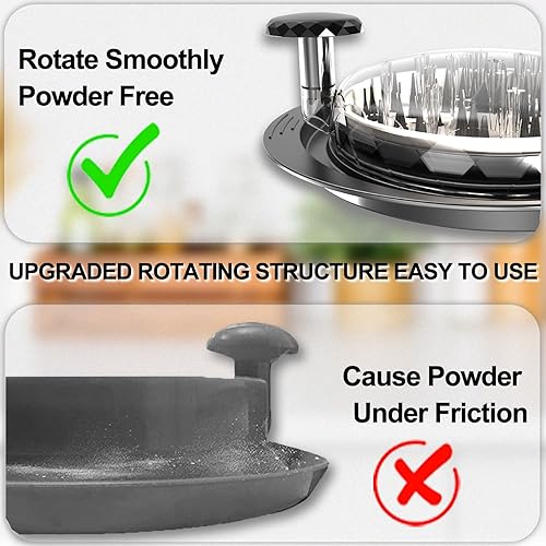 Miniatura 7 de Trituradora de pollo, trituradora de pollo grande de 11 pulgadas con placa, máquina de picadora de carne, sin BPA, fuerte antideslizante, apta