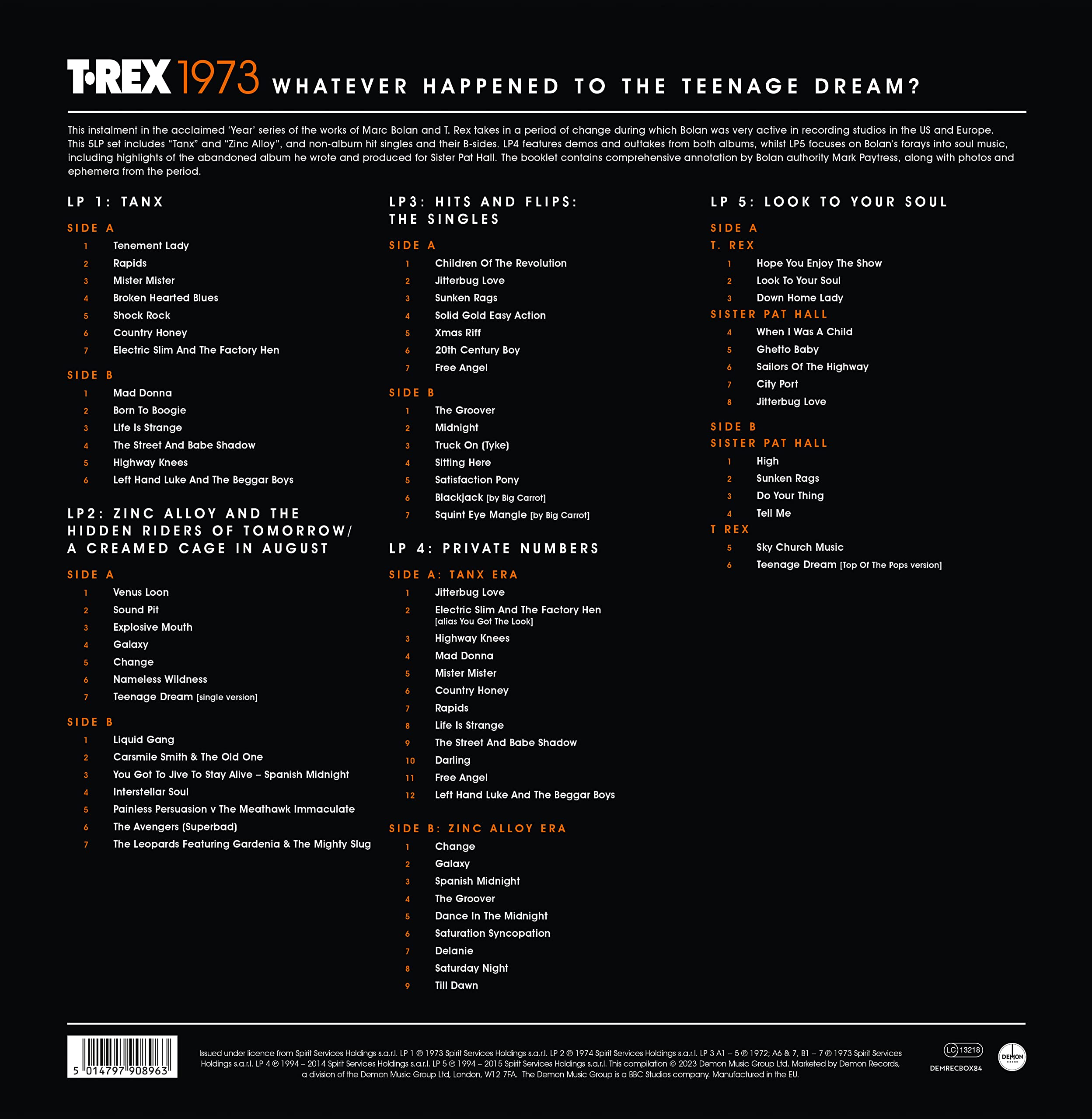 whatever happened to the teenage dream? (1973) orange