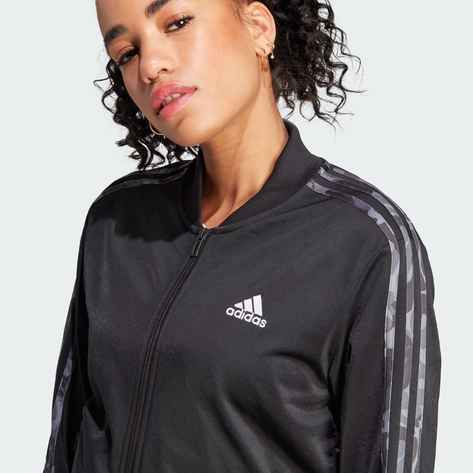adidas Kobiety Essentials 3-Stripes Track Suit, Black/Multicolor, S