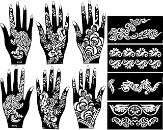 Ivana's Girl Tattoo Stencil Henna Multi Design Tatto for Girls | Women - (T-1037)-picture-31