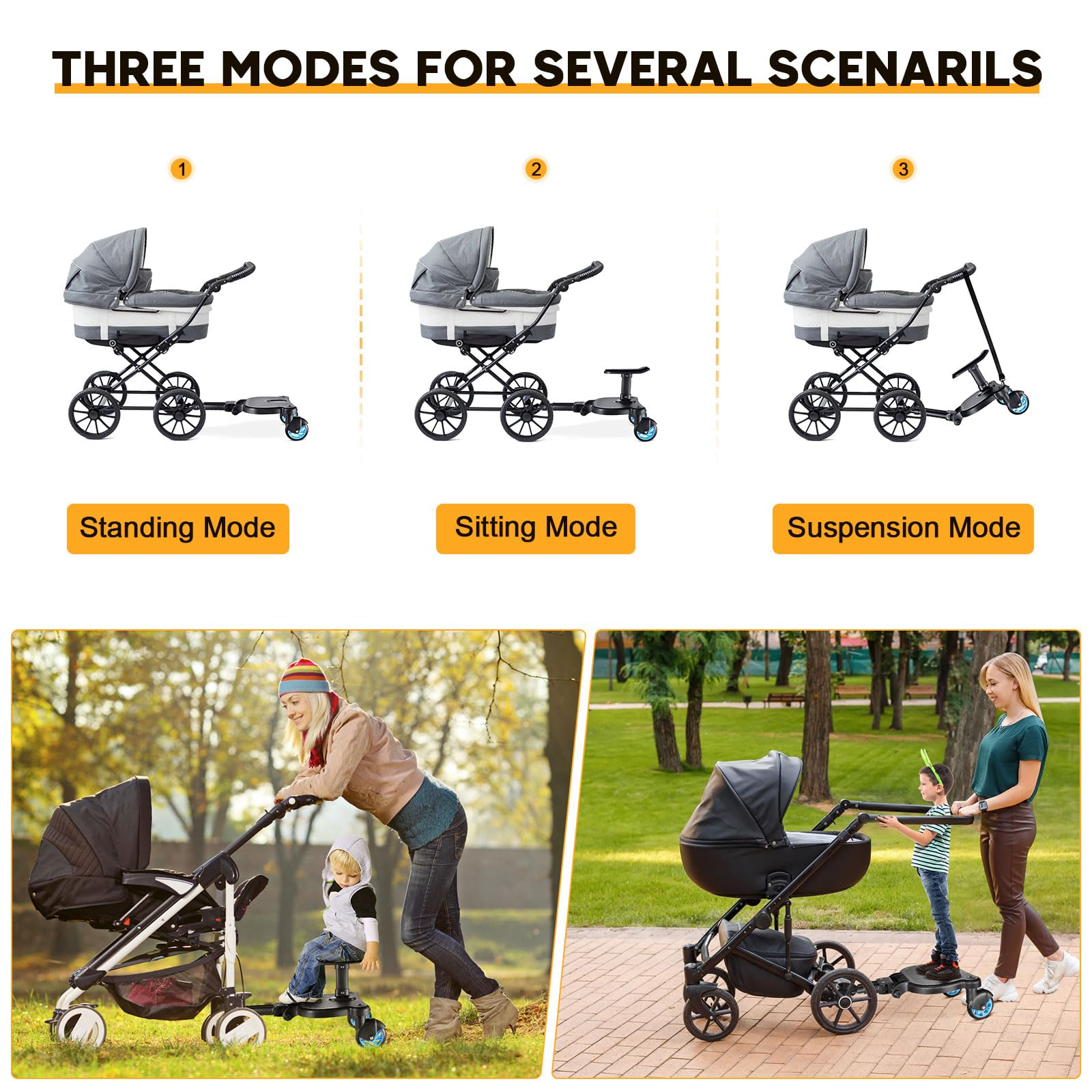 Stroller Board Attachment For Toddler Universal Stroller Board