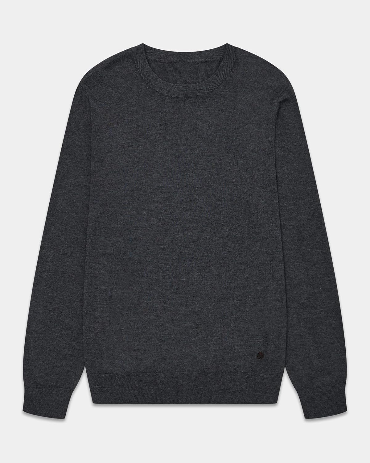 KVSS Men's T-Shirt 100% Cashmere Long Sleeve Thin Sweaters Luxury Crewneck Cashmere Breathable Pullover for Mens All Season