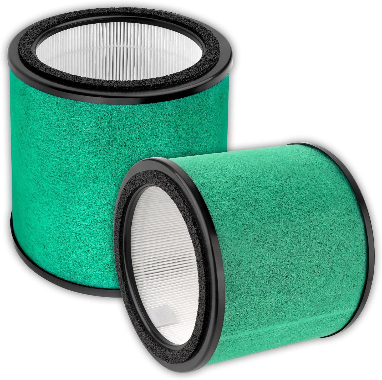 2 Pack HP072 Replacement Filter for Shark NeverChange Air Purifier Compact Pro HP072, HP071BRN, HP072GN, HP072PL, HP072PK, HP072QGD, H13 True HEPA Filter, Activated Carbon Filters #HE07FKBASE