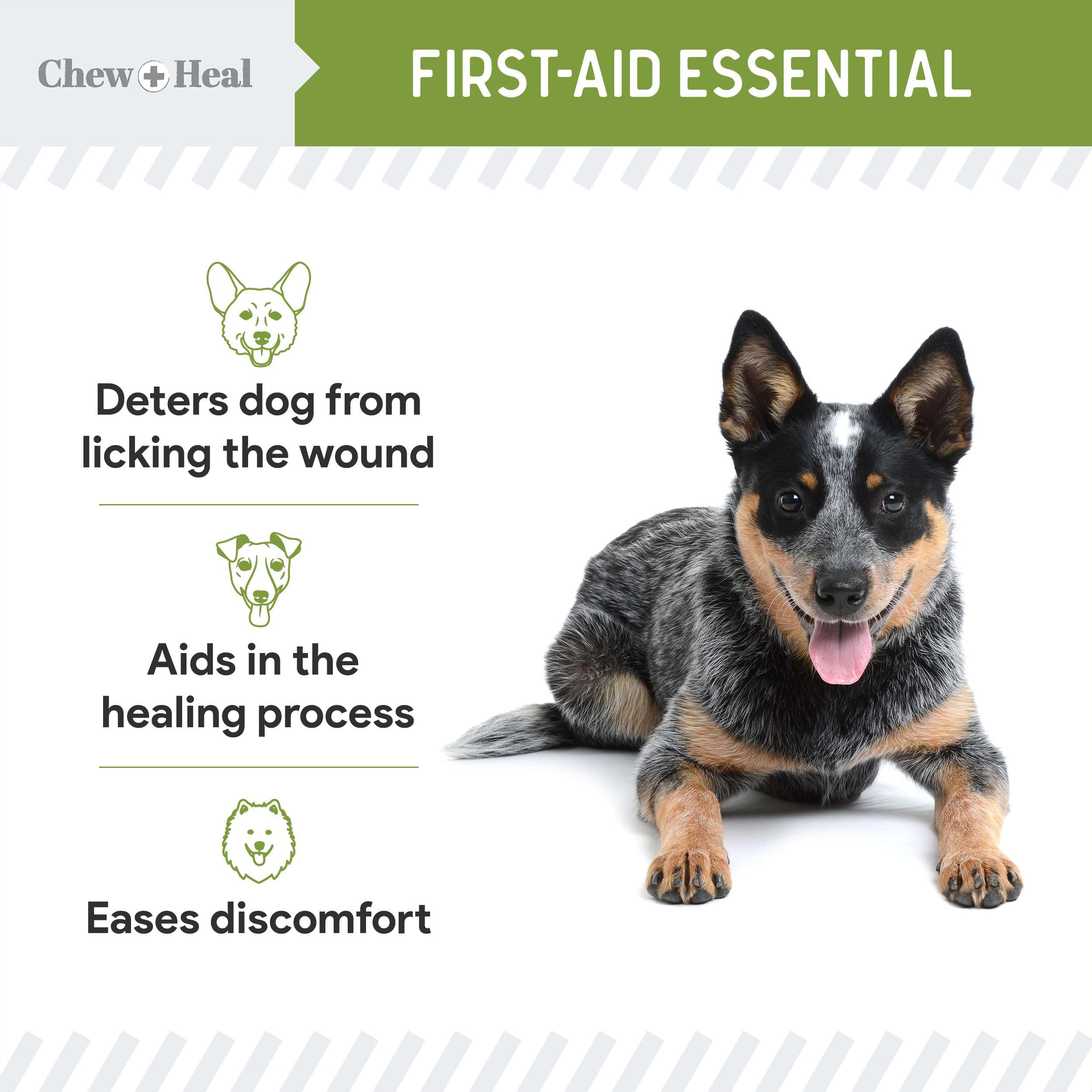 Chew + Heal Labs Liquid Bandage for Dogs 4oz Waterproof Spray Wound Care with Aloe for Cuts, Scrapes, Stitches, Paw Injuries - Breathable, Safe if Licked - image 5