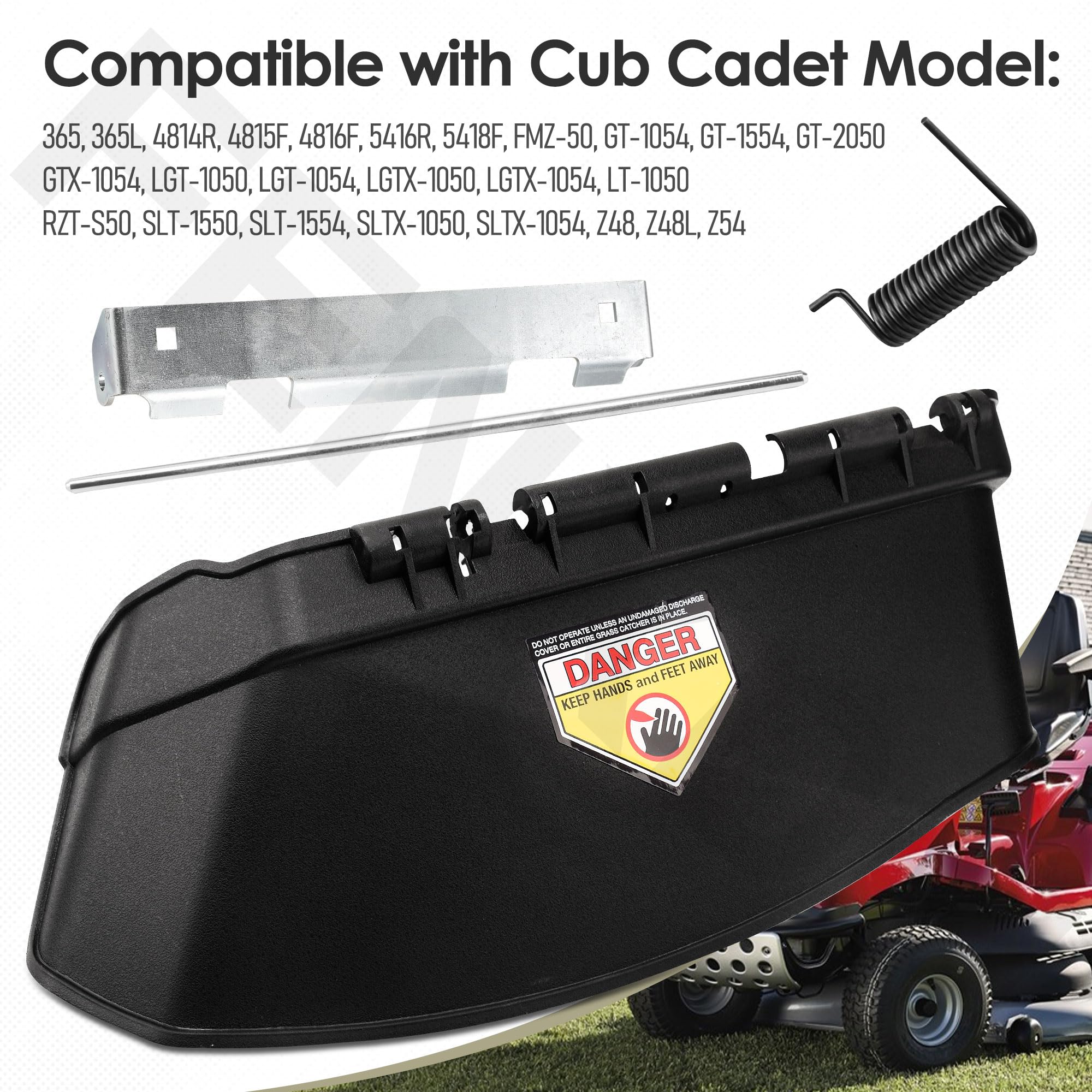 631-04070C 631-04070A - Conjunto de canal compatible con MTD Cub Cadet GT1054, GT1554, GT2050, RZT22, RZT50, RZT54, RZT50 – Sustituye a 631-04070, 731-05559A, 731-05559A, 7311-05559A -05555. 9B