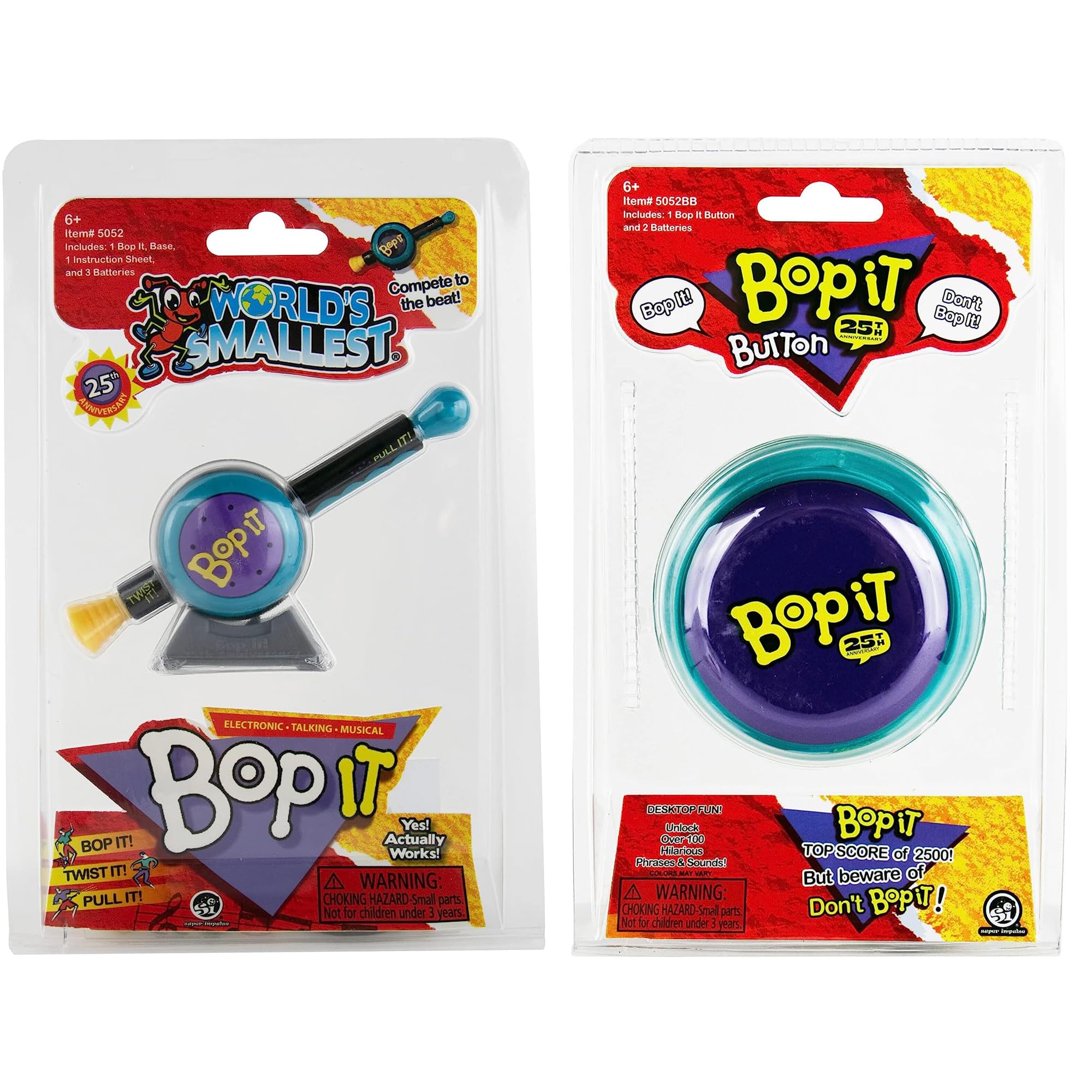 Amazon | Worlds Smallest Games バンドル 2個セット - Bop It