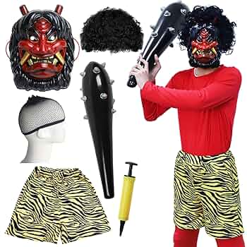 鬼のコスプレ衣装 Amazon.co.jp: [SVNVIOZ] 節分 鬼 コスプレ 赤鬼 青鬼 衣装 6点