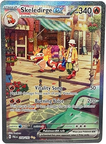 Pokemon Skeledirge ex 258193 Ilustración especial Paldea Rara Evolucionada