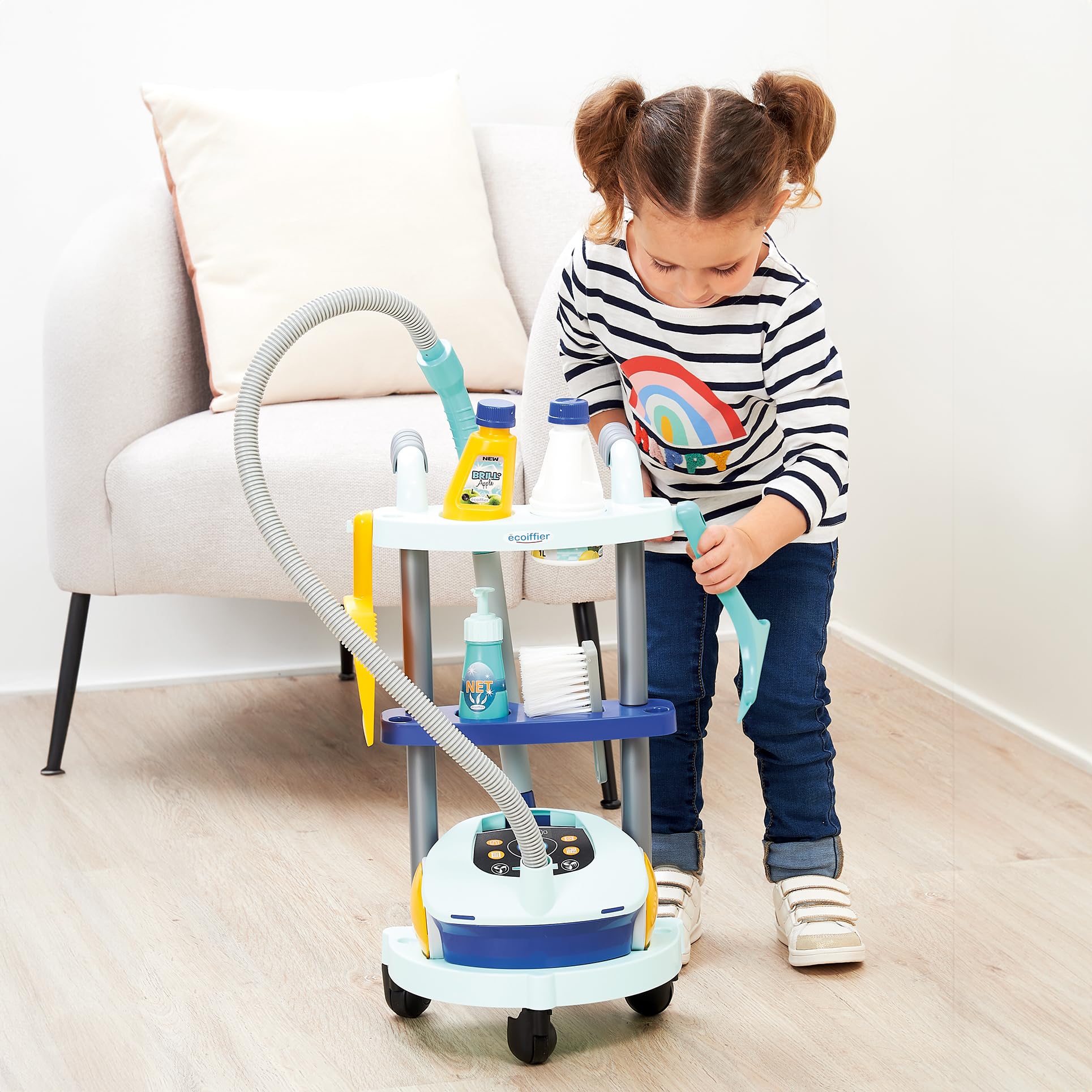 Toys Ecoiffier 2772 - Carrito de aspiradora para niños, Juegos de imitaciones para niños, a Partir de 18 Meses, Fabricado en Francia Toys Ecoiffier 2772 - Carrito de aspiradora para niños, Juegos de imitaciones para niños, a Partir de 18 Meses, Fabricado en Francia