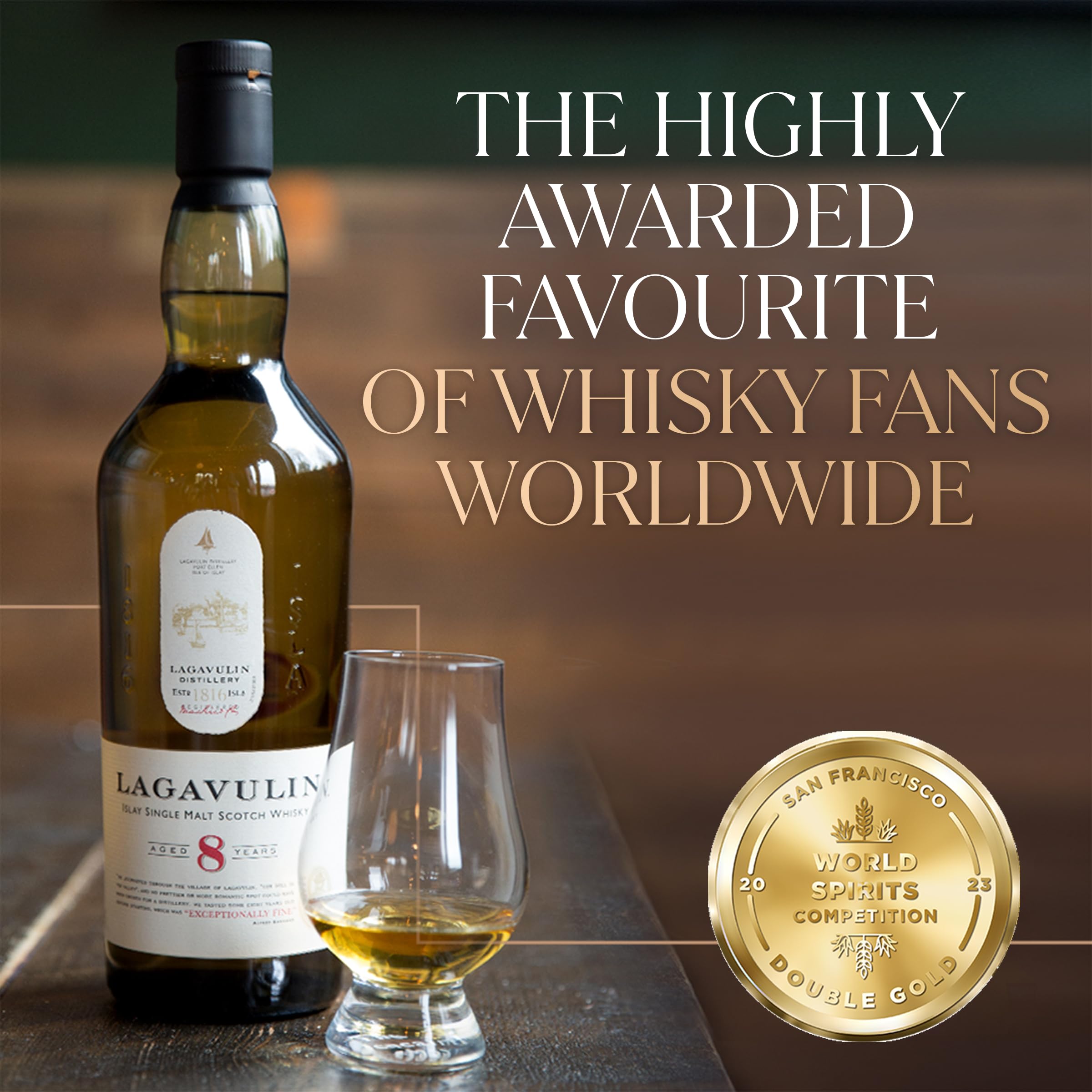 Amazon.co.jp: ラガヴーリン 8年 箱入り [ ウイスキー イギリス 700