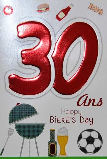 Amazon.fr : carte anniversaire 30 ans Amazon.fr : carte anniversaire 30 ans