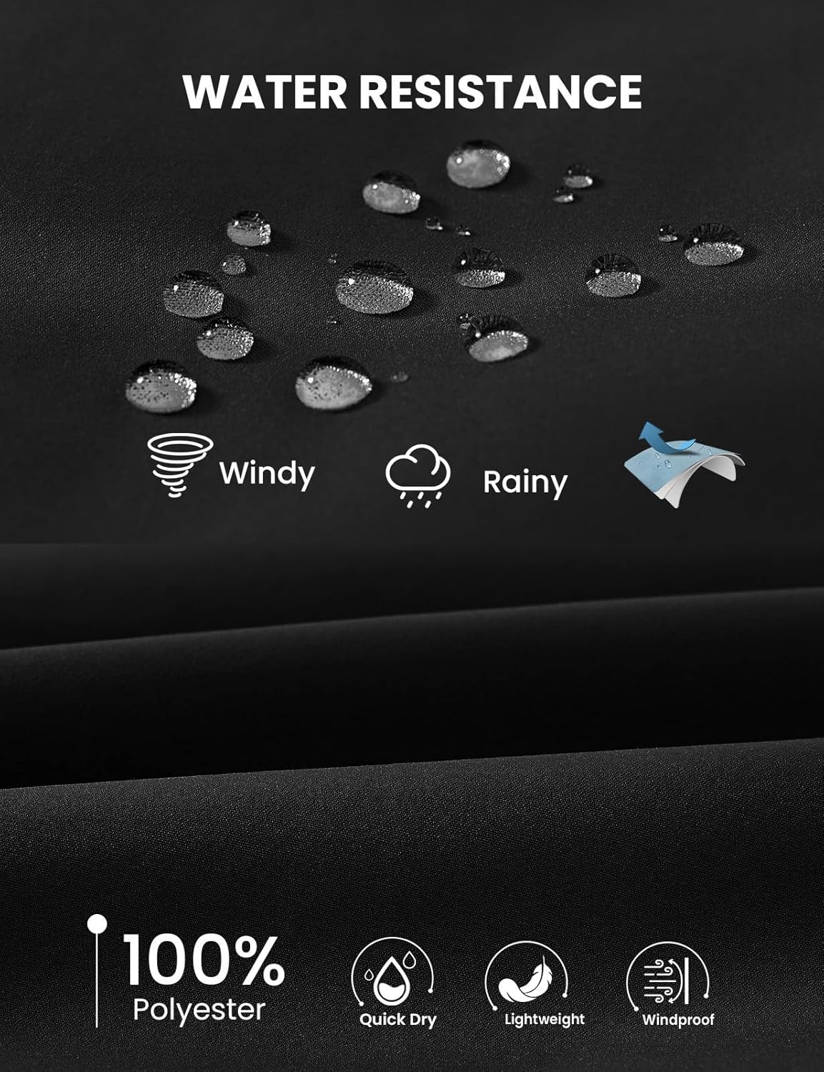 Rdruko Men's Lightweight Jackets Casual Fall Stylish Windbreaker Light Dress Zip Up Coat with 3 Pockets - Image 4