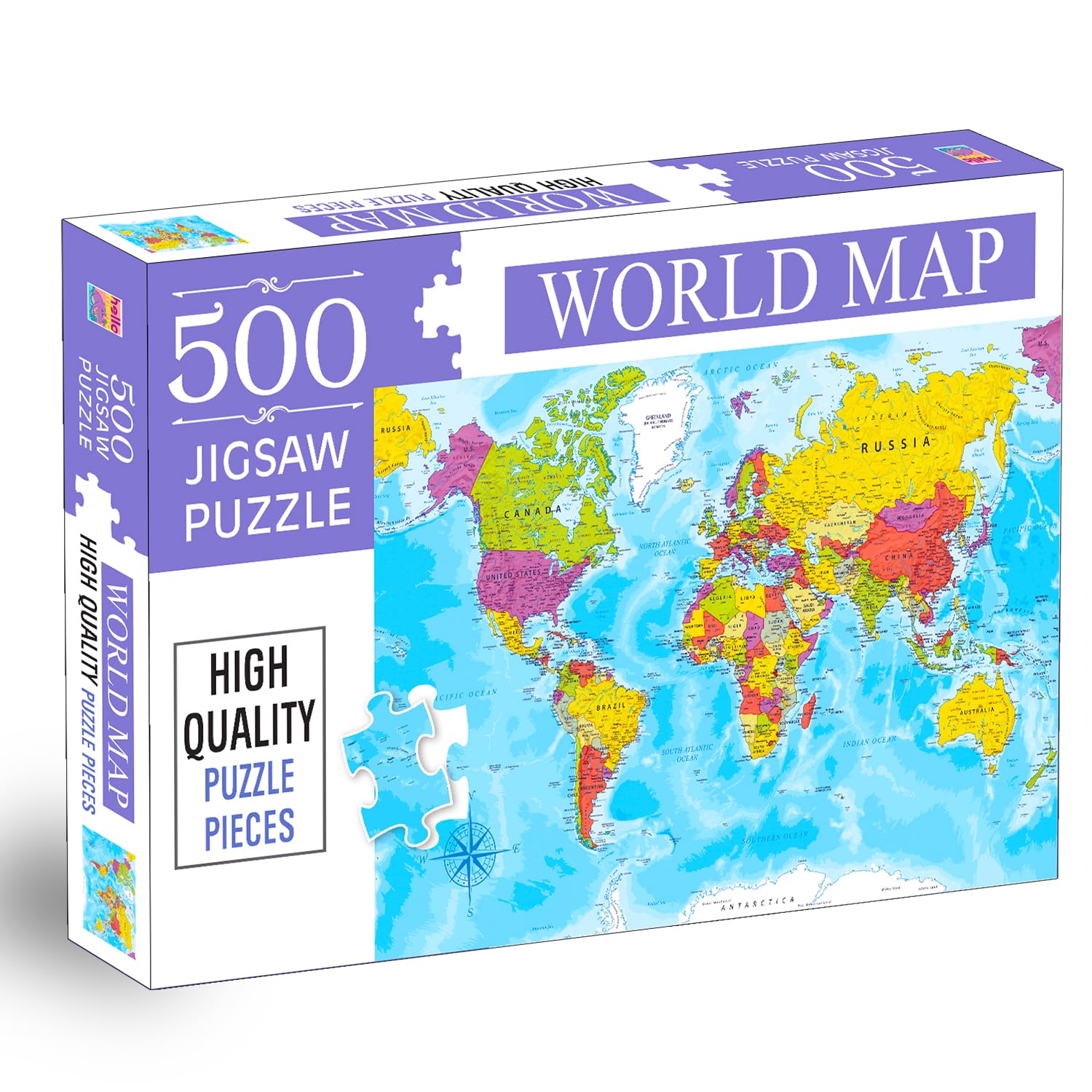 攻殻機動隊 500PIECES JIGSAW PUZZLE Buy World Map 500 Pieces Jigsaw Puzzle Online at Low Prices in