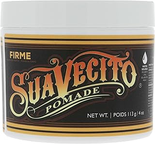 Suavecito Pomade Firme (Strong) Hold 4 oz, 1 Pack