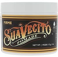 Vista 13 de Suavecito Pomade Firme (fuerte), capacidad de 4 onzas, 1 paquete, pomada para hombres, cera a base de agua de brillo medio como gel para el cabello