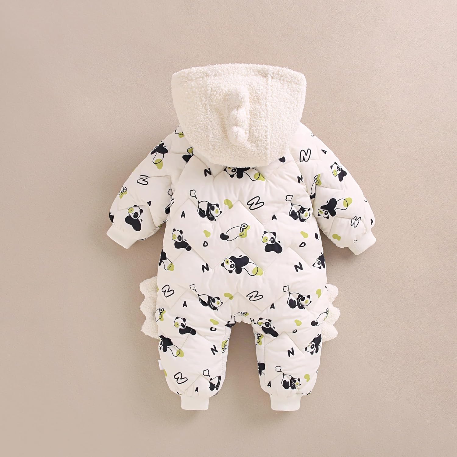 WYTbaby Baby Snowsuit Winter Romper Hooded Boys Girls Jumpsuit Fall Winter Outfits Infant Newborn Clothes