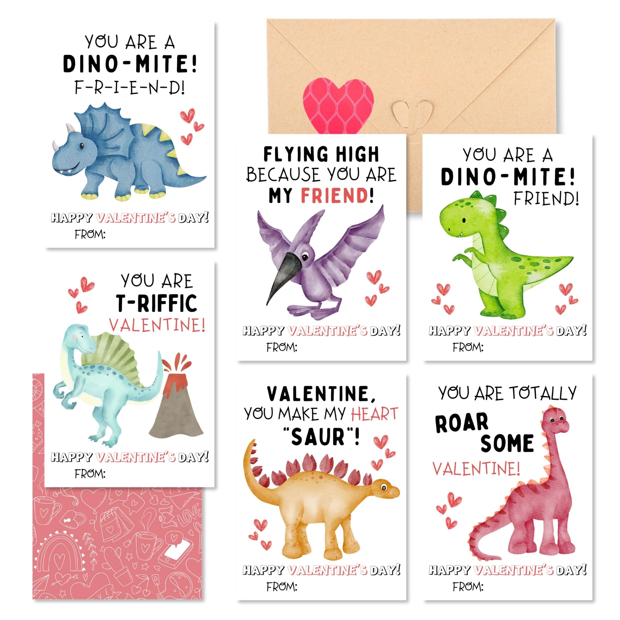 amazon-com-vainechay-dinosaur-valentines-day-cards-for-kids-48-pack-dino-valentines-day-classroom-exchange-cards-with-envelopes-heart-stickers-4-7-3-6-inch-office-products for Free Printable Dinosaur Valentine Cards Amazon.com : VAINECHAY Dinosaur Valentines Day Cards for Kids - 48 Pack Dino Valentines Day Classroom Exchange Cards with Envelopes & Heart Stickers, 4.7 * 3.6 inch : Office Products for Free Printable Dinosaur Valentine Cards