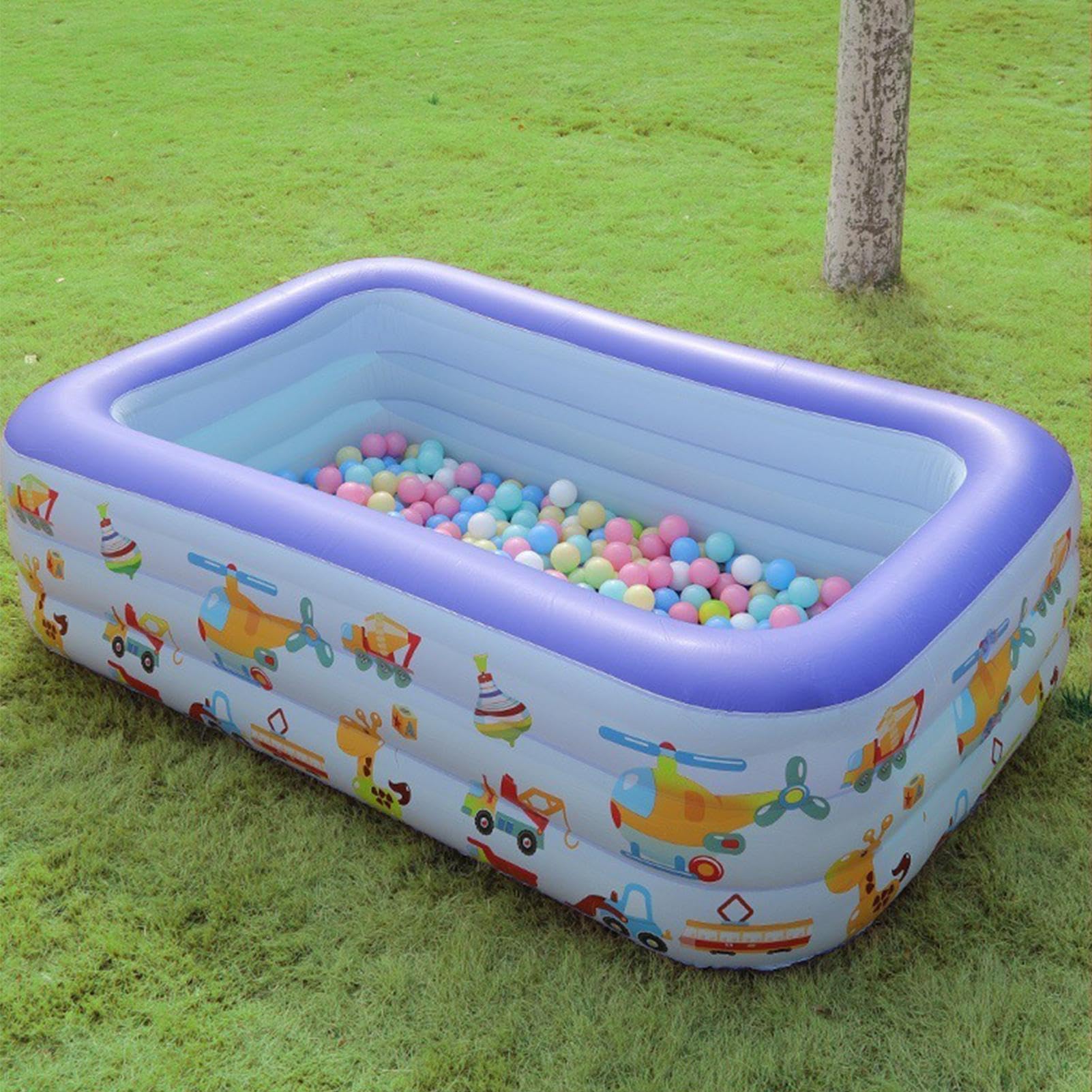 Piscina Gonfiabile da Giardino Pieghevole a Risparmio di Spazio Centro | Gonfiabile Piscina Vasca da Bagno Per Ragazzi e Ragazze, Bambini Piccoli, Cani, Giardino, , Cortile, Asilo