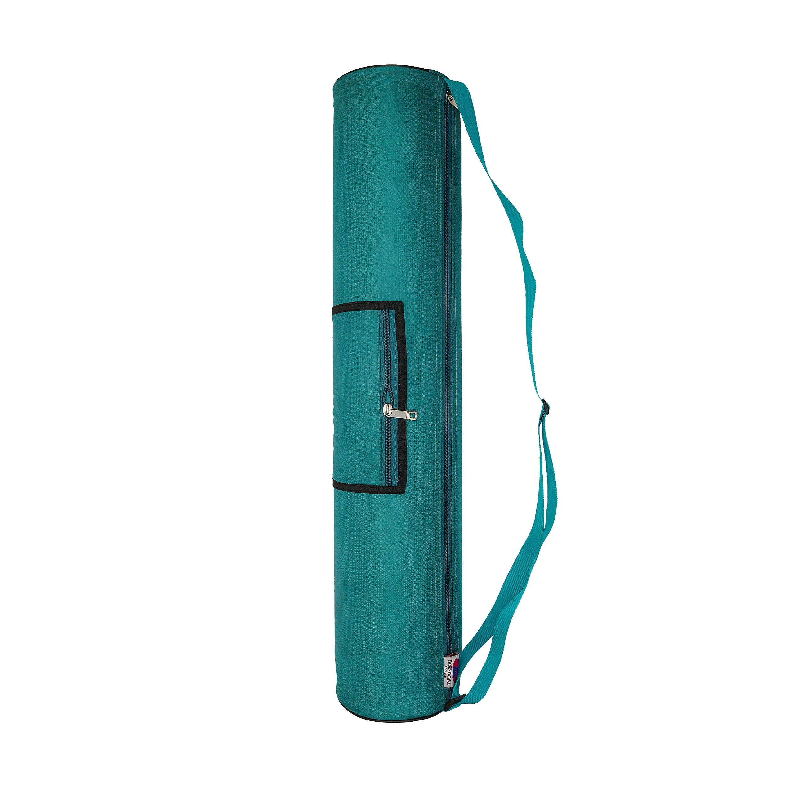Panchtatava Yoga mat Cover | Yoga Mat Kit Bag| Exercise Mat Carry Bag with Broad Shoulder Strap (Ocean Blue Single)