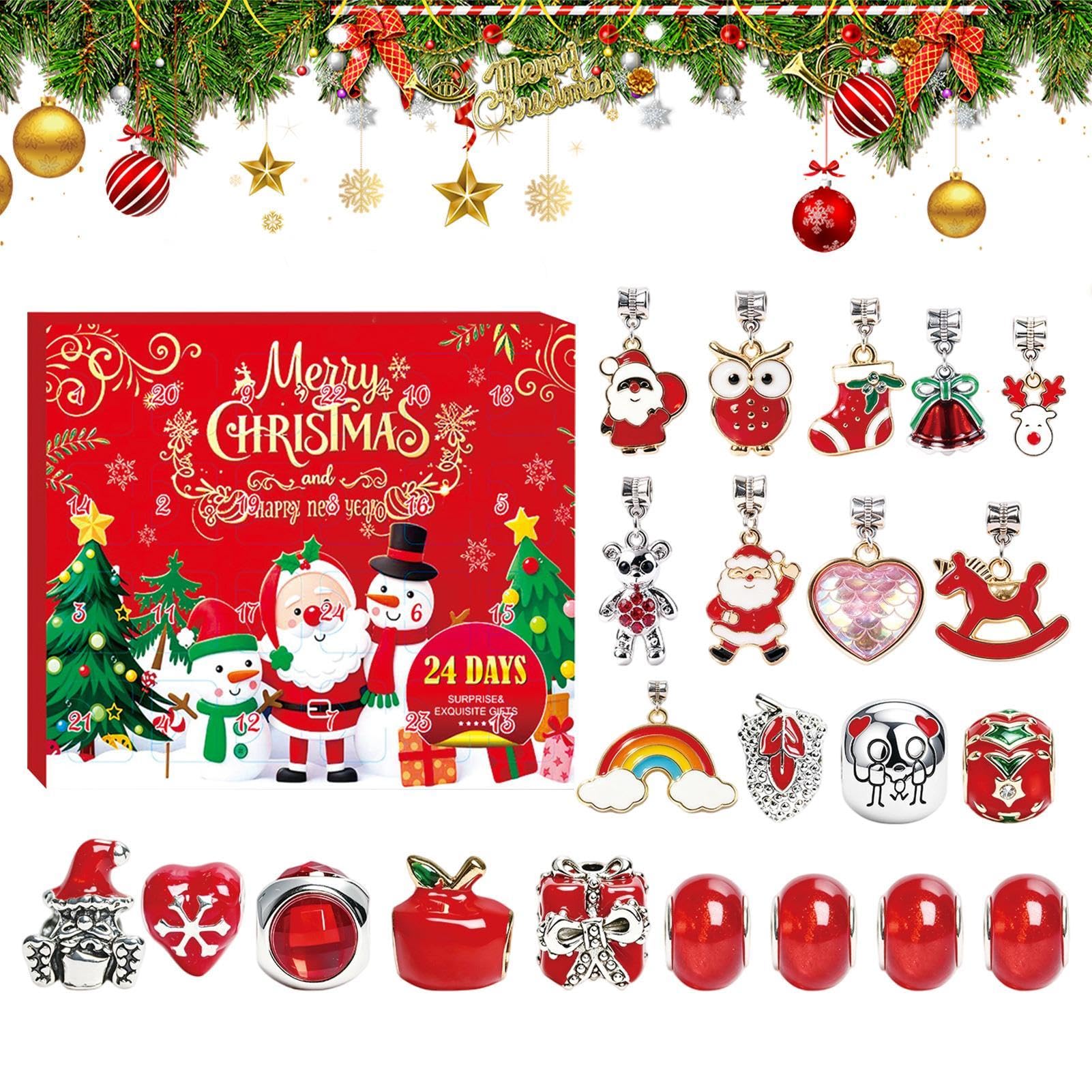Calendrier de compte à rebours pour bijoux de Noël