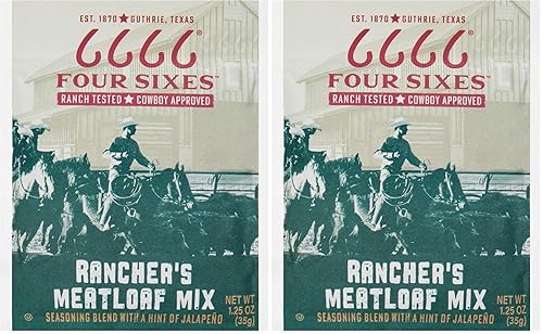6666 Four Sixes Rancher's Meatloaf Seasoning Mix, 1.25 Ounce (Pack