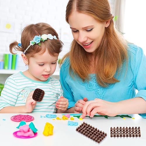 Miniatura 6 de Juego de sellos de letras de arcilla pequeños sellos de letras del alfabeto para arcilla con combinación de números de herramienta y sellos de