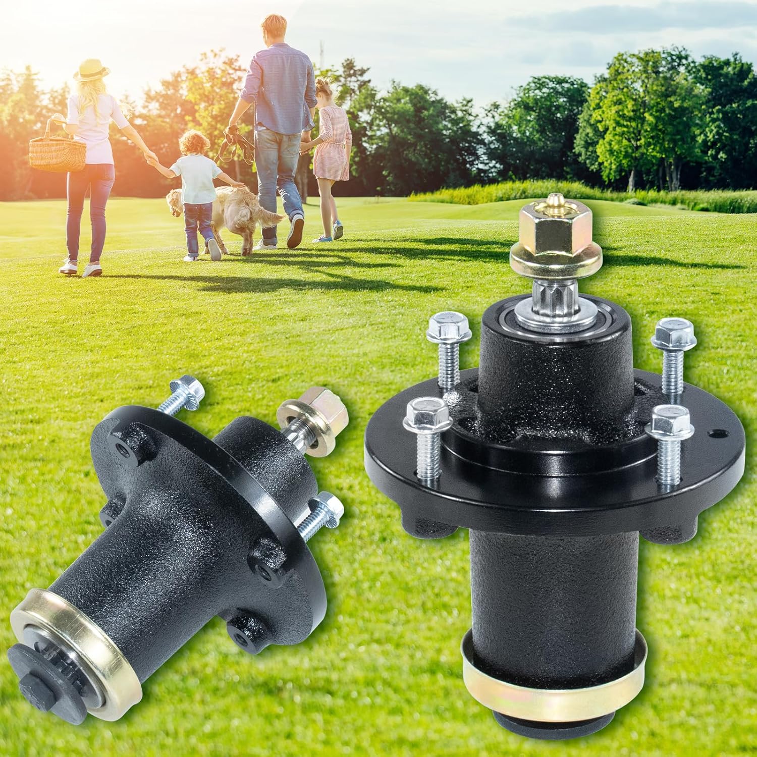 3 Pack 539131898 Spindle Assembly Replaces 539131898 Husqvarna Spindle Assembly 539131898, Husqvarna Spindle 539131898, 539131767 for Husqvarna Z248F MZ61 MZT61 MZ54 Z242F TS354XD TS348XD Deck