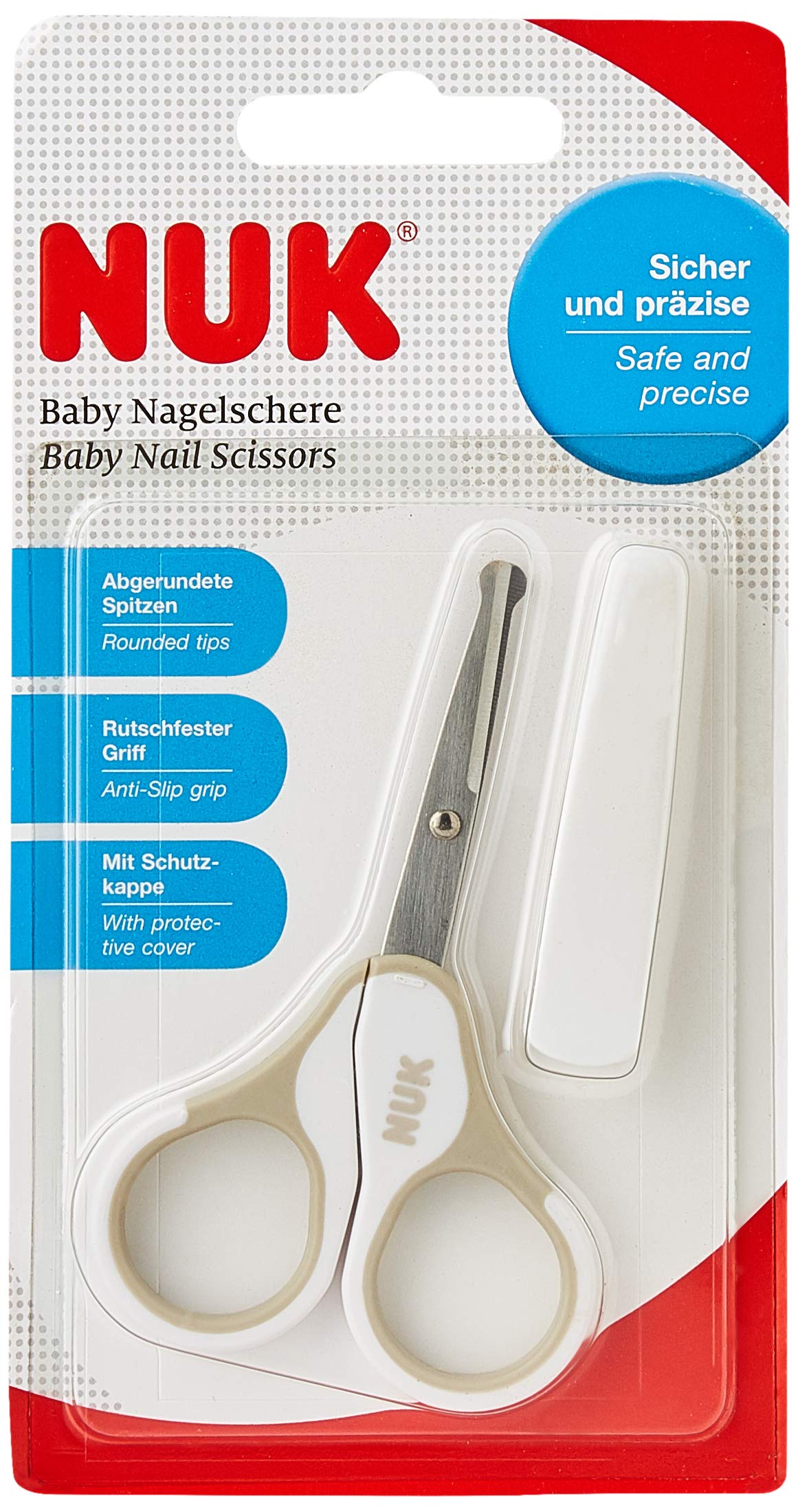 Nuk Ciseaux à ongles pour bébé, sûr et précise, 1 pièce