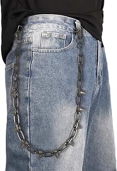ZEKEE Wallet Chain Pants Chain Hip Hop Punk Jeans Chain Key Chain