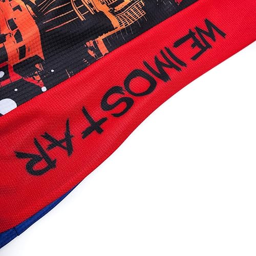 Miniatura 6 de Camisetas de ciclismo para hombre, camiseta de ciclismo de montaña, manga corta, transpirable, camisetas de ciclismo de secado rápido