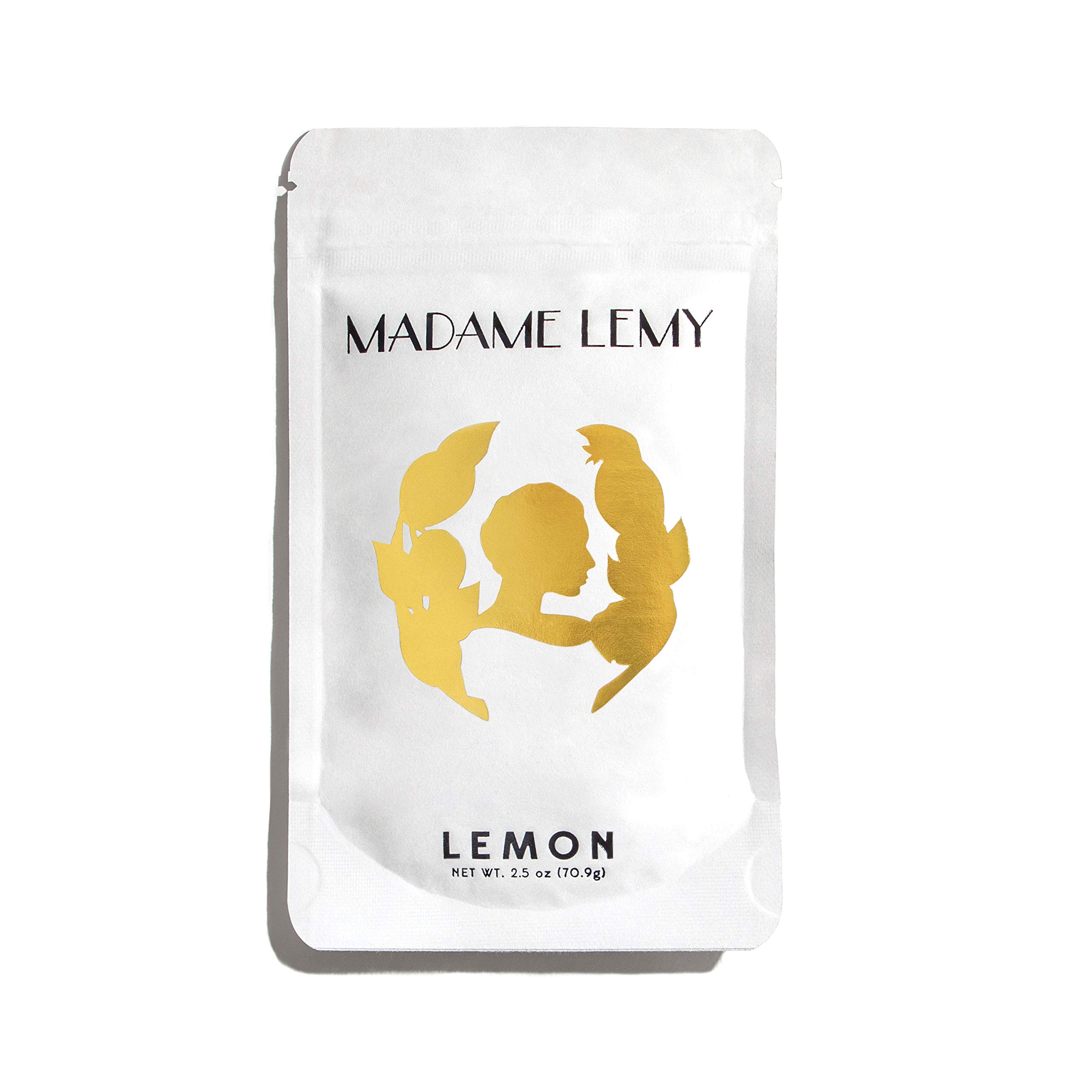 Madame Lemy All Natural, Vegan and Cruelty Free Powder Deodorant (Lemon-Refill)