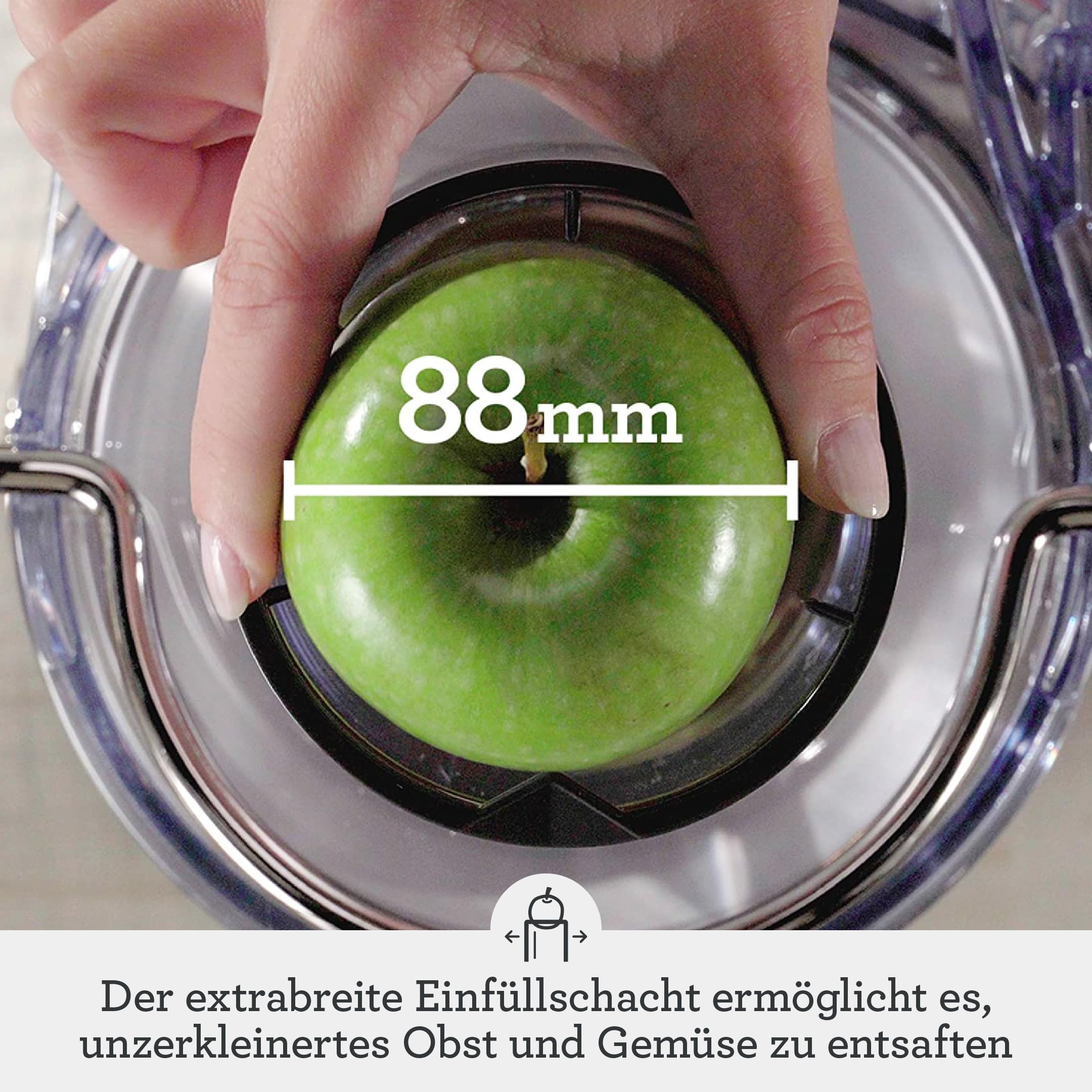 Sage - The Nutri Juicer Cold XL - Entsafter Gemüse und Obst - XL Einfüllschacht, Leiser Betrieb, Extra Großer Krug, Leicht zu Reinigen, Sofort Trinkfertig - Gebürsteter Edelstahl