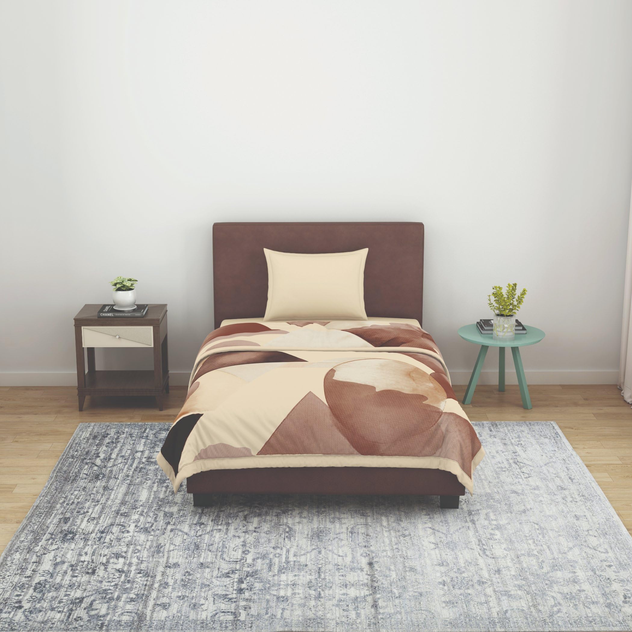Buy Welspun Snuggle Mink Blanket Teal Blue – Soft Knitted Abstract