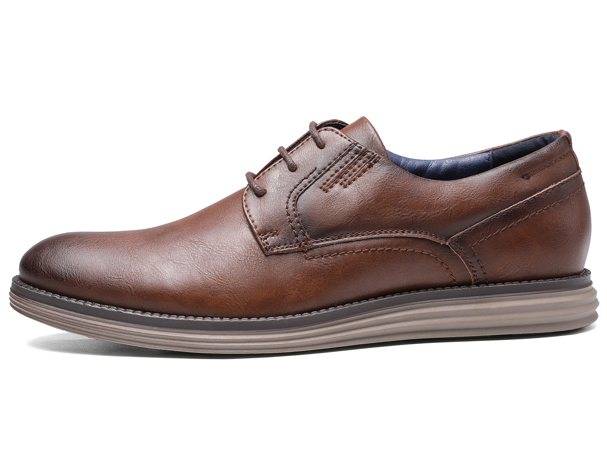 KNBR Zapatos formales para hombre con cordones para el trabajo, negocios, viajes, zapatos Oxford casuales