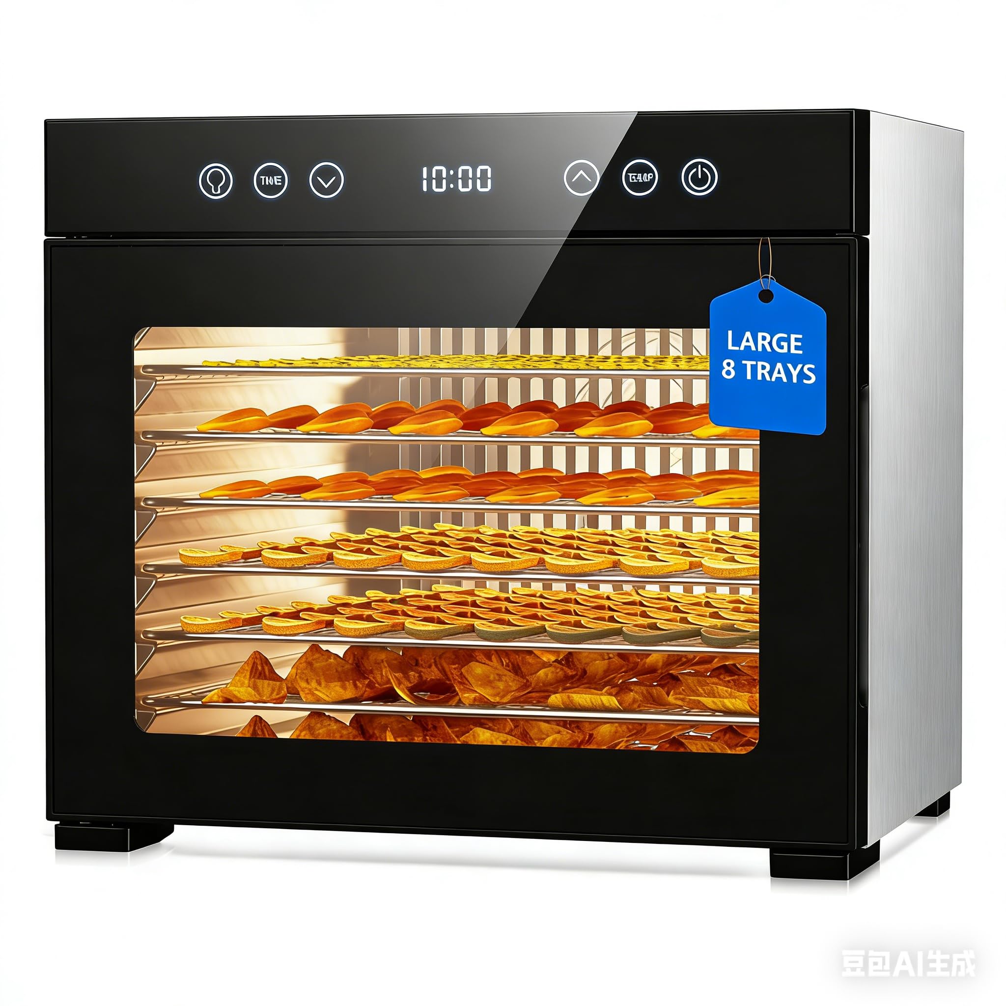 Photo 1 of PSIIDAN 650W Food Dehydrator, 8-Tray Stainless Steel