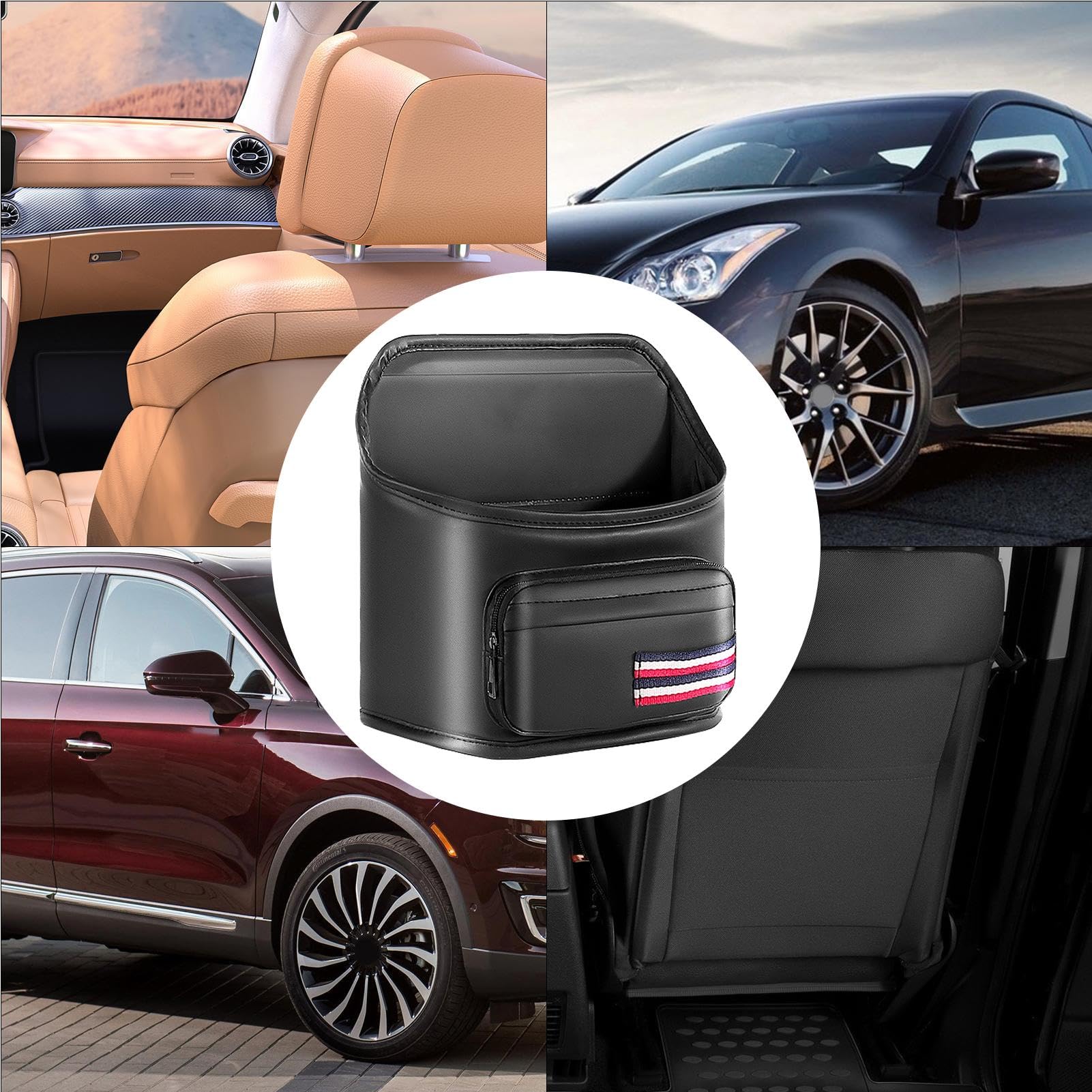 Borsa per per auto, porta per auto, tasca tascabile, impermeabile e multifunzionale, per auto per bambini e viaggi