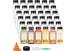 BAKHU 8oz Durable Reusable Juice Bottles