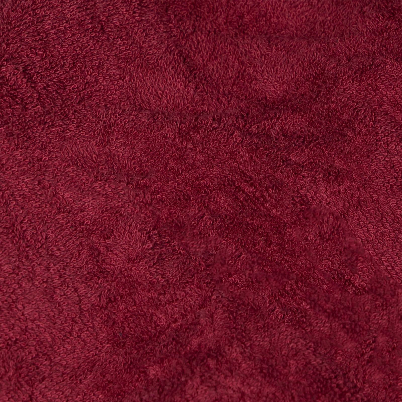 Albornoz KINN Rojo XXXL de 100% algodón con cinturón ajustable, absorbente y mullido, bata de casa para hombre y mujer, ideal para sauna, spa y baño