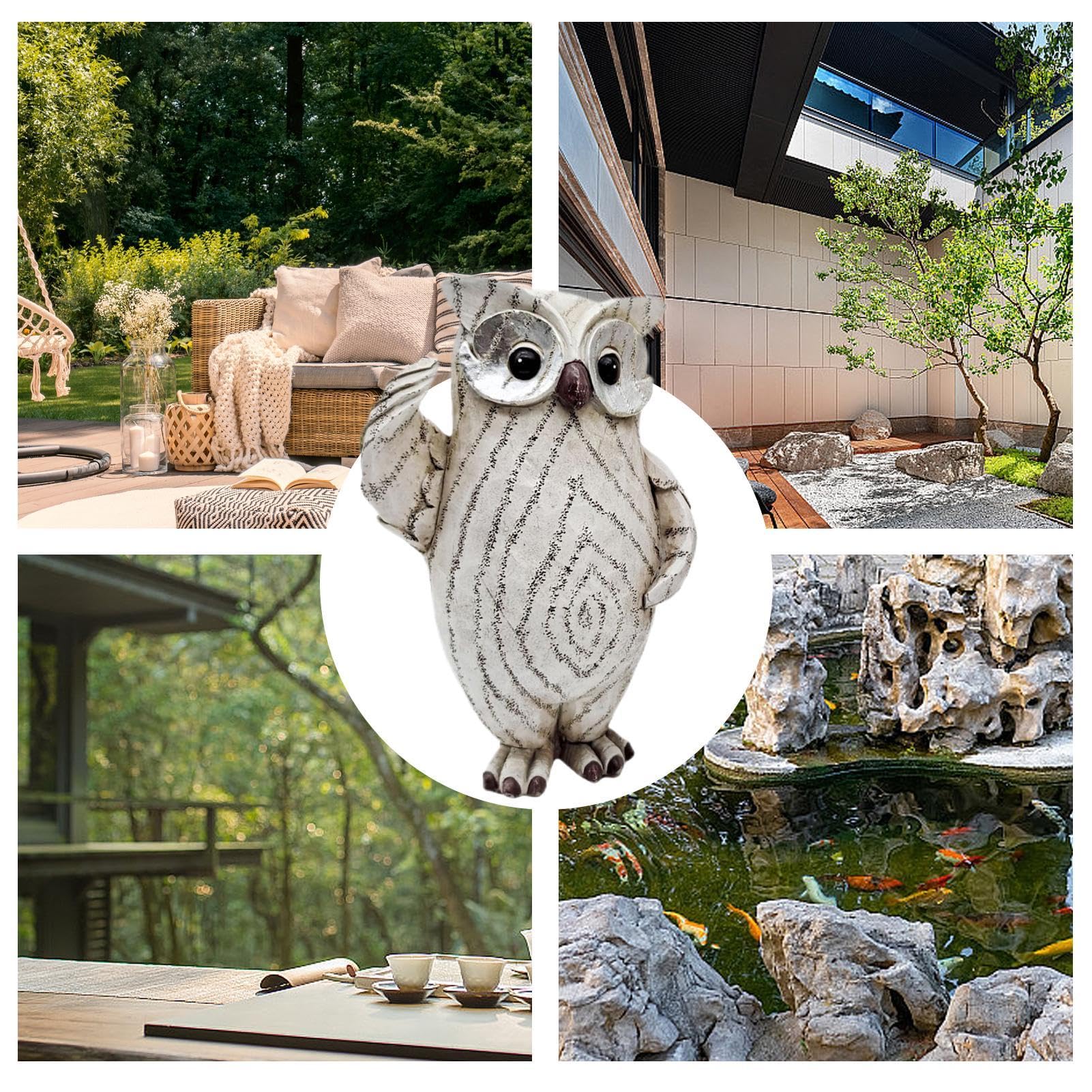 Amazon.co.jp: フクロウの置物 - フクロウの鳥の像 | フクロウの樹脂