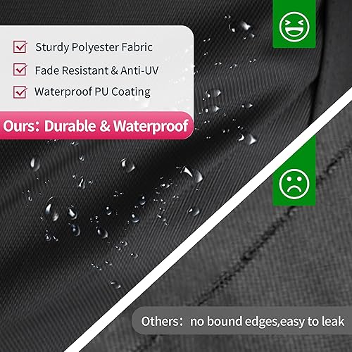 Miniatura 7 de NEXCOVER - Cubierta para lancha impermeable y resistente cubierta de lancha remolcable Runabout, apta para cascos V-Hull, TRI-Hull, Pro-Style, bote