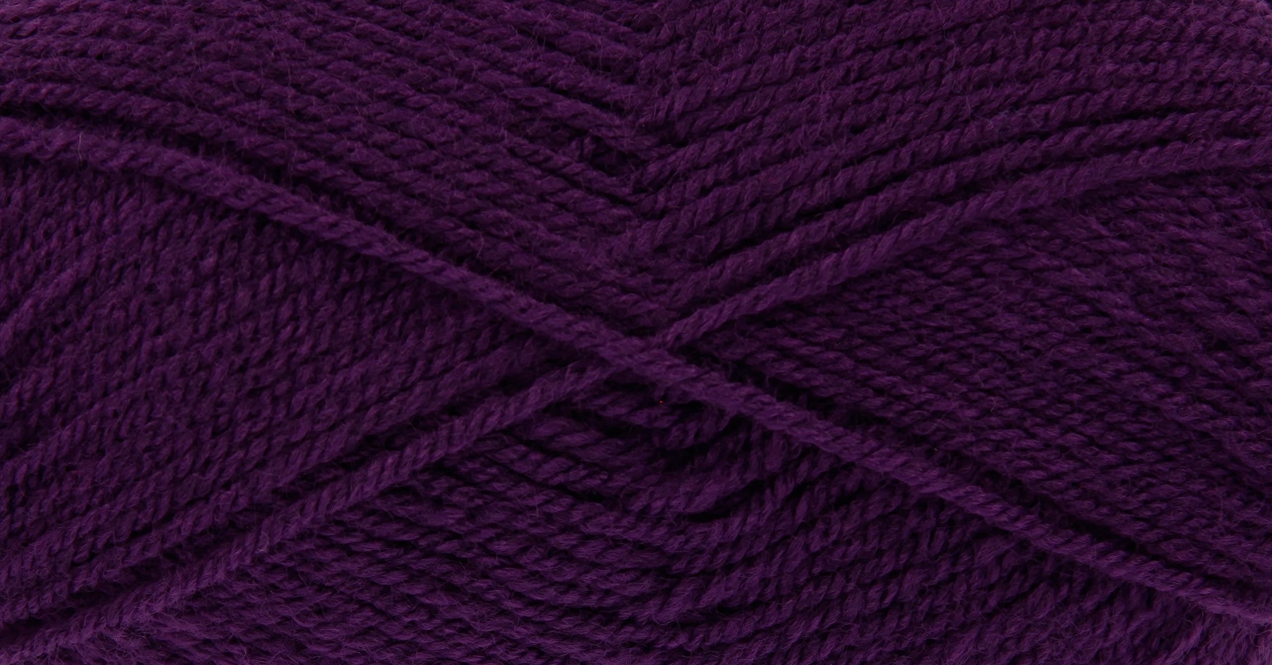 King Cole 1644037 Big Value DK 50 Plum Yarn - 145M, 50g