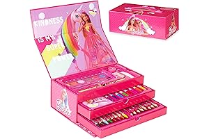 Imaginative Barbie Art Set: Unfold Creativity for Kids