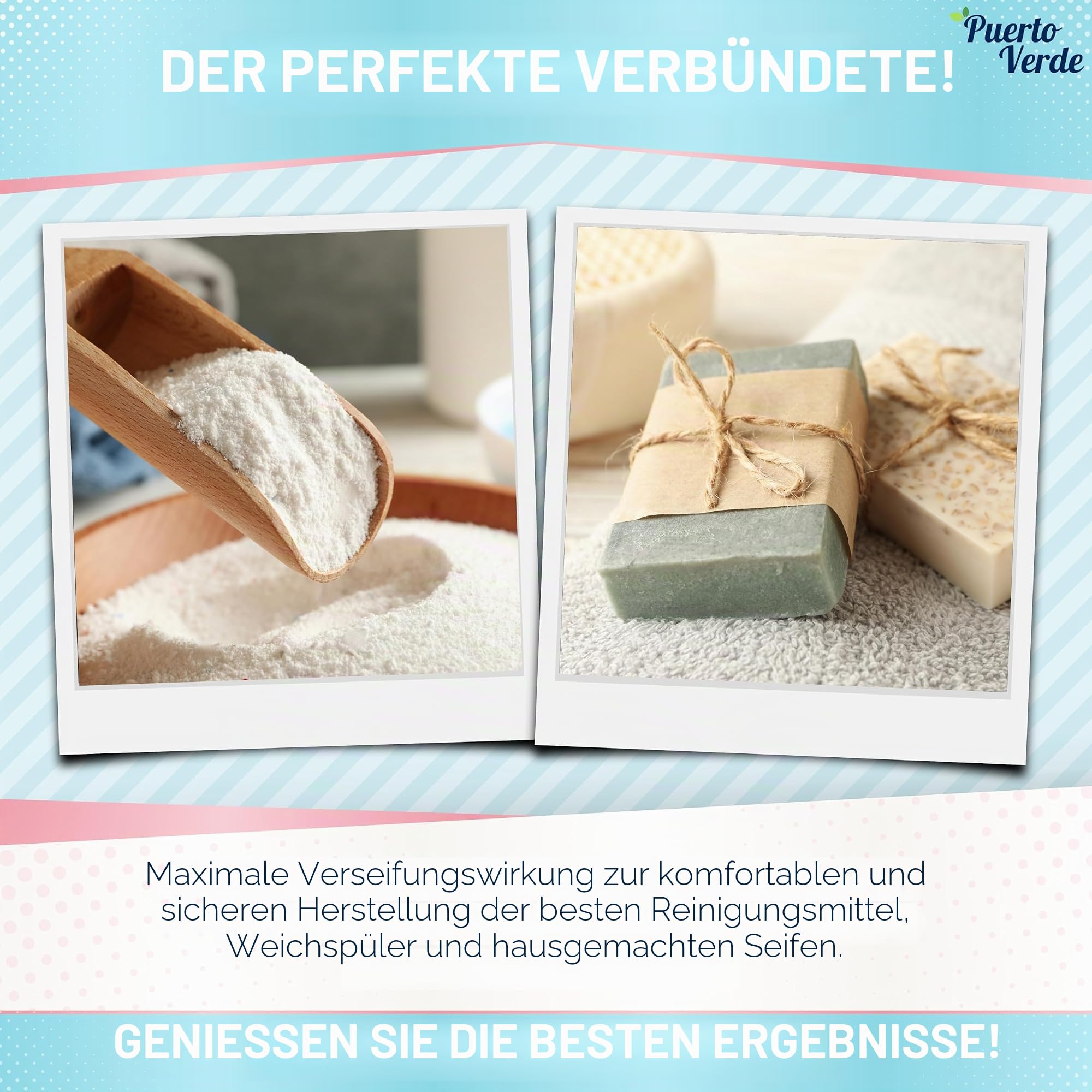 • Waschsoda Pulver 10 Kg. Reines Natriumcarbonat für die Reinigung. Calziniertes Soda zur Herstellung von Seife und Haushaltsreinigern. Europäische Produktion.